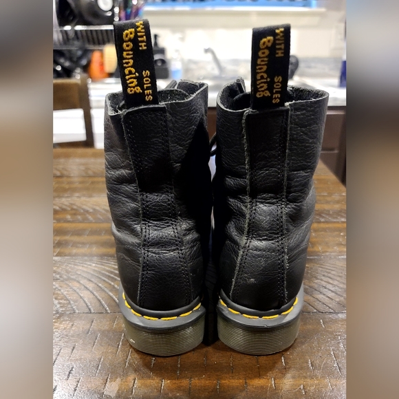 Dr. Martens Leather Black Boots - Picture 4 of 7